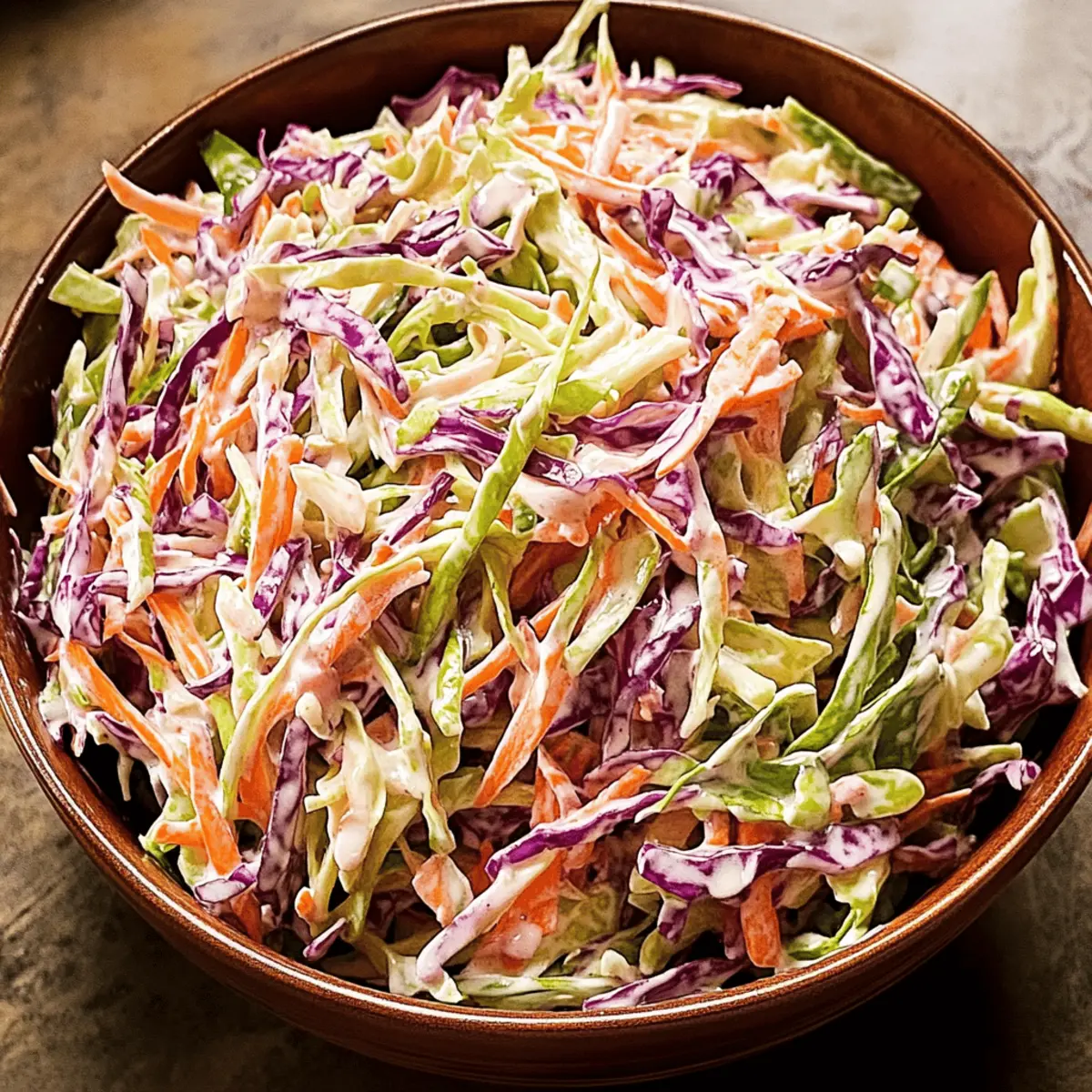 Classic Coleslaw with Zesty Dressing
