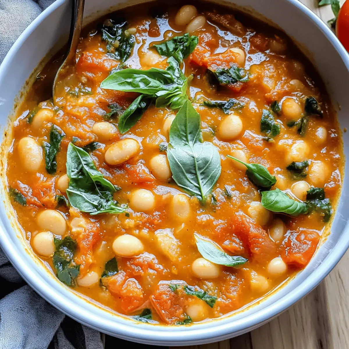 Creamy Tomato White Bean Stew for Cozy Weeknight Dinners