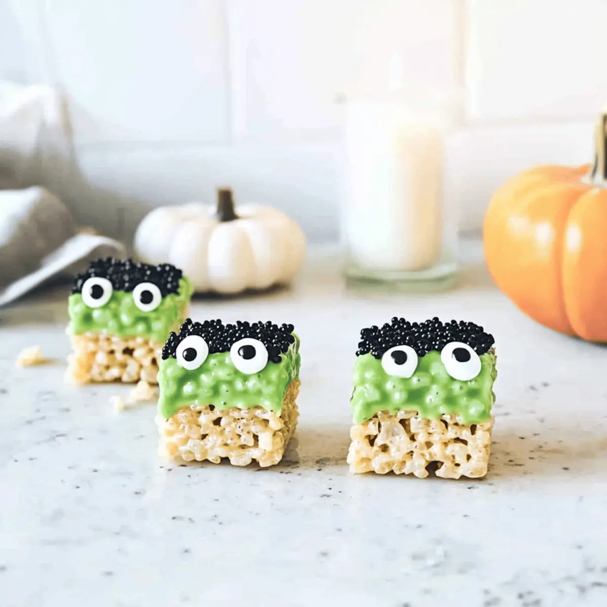 Frankenstein Rice Krispie Treats: Spook-tacular No-Bake Fun