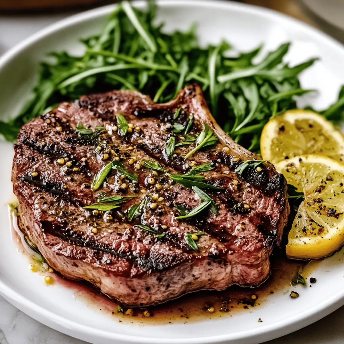 Savor the Joy of Grilled Tuscan Steak with Fresh Herbs