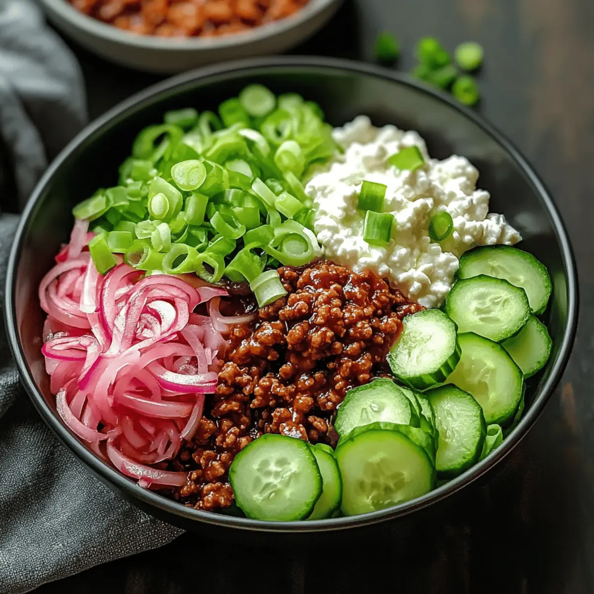 High-Protein Easy Korean Beef with Cottage Bliss Bowl