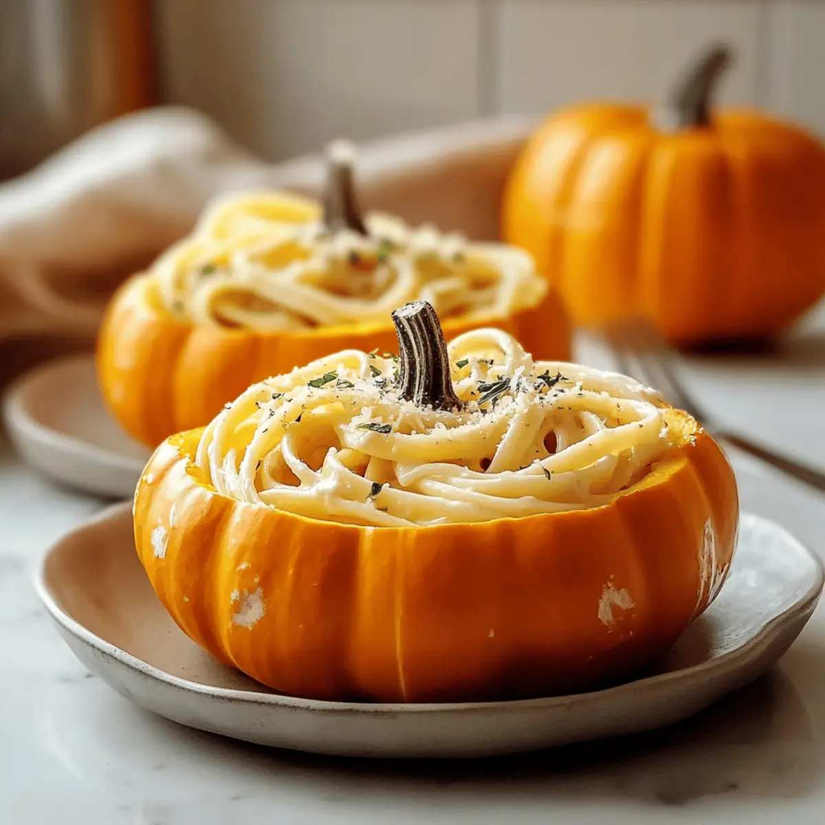 Pumpkin Alfredo Pasta Cauldrons: A Cozy Fall Delight