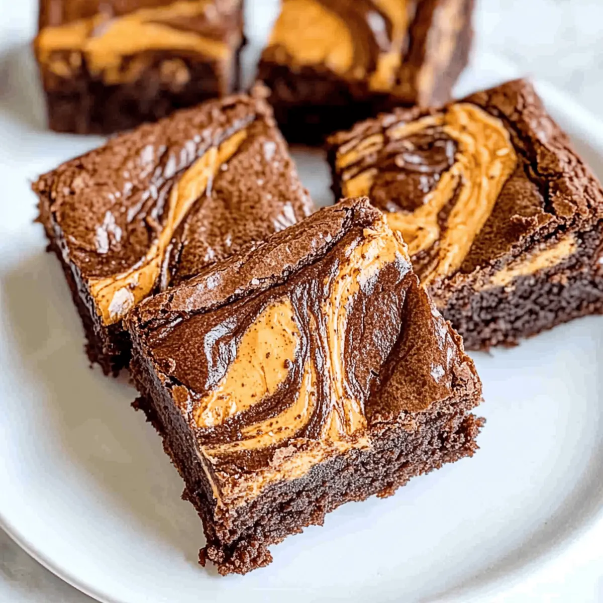 Decadent Pumpkin Brownies with Creamy Cheesecake Swirl