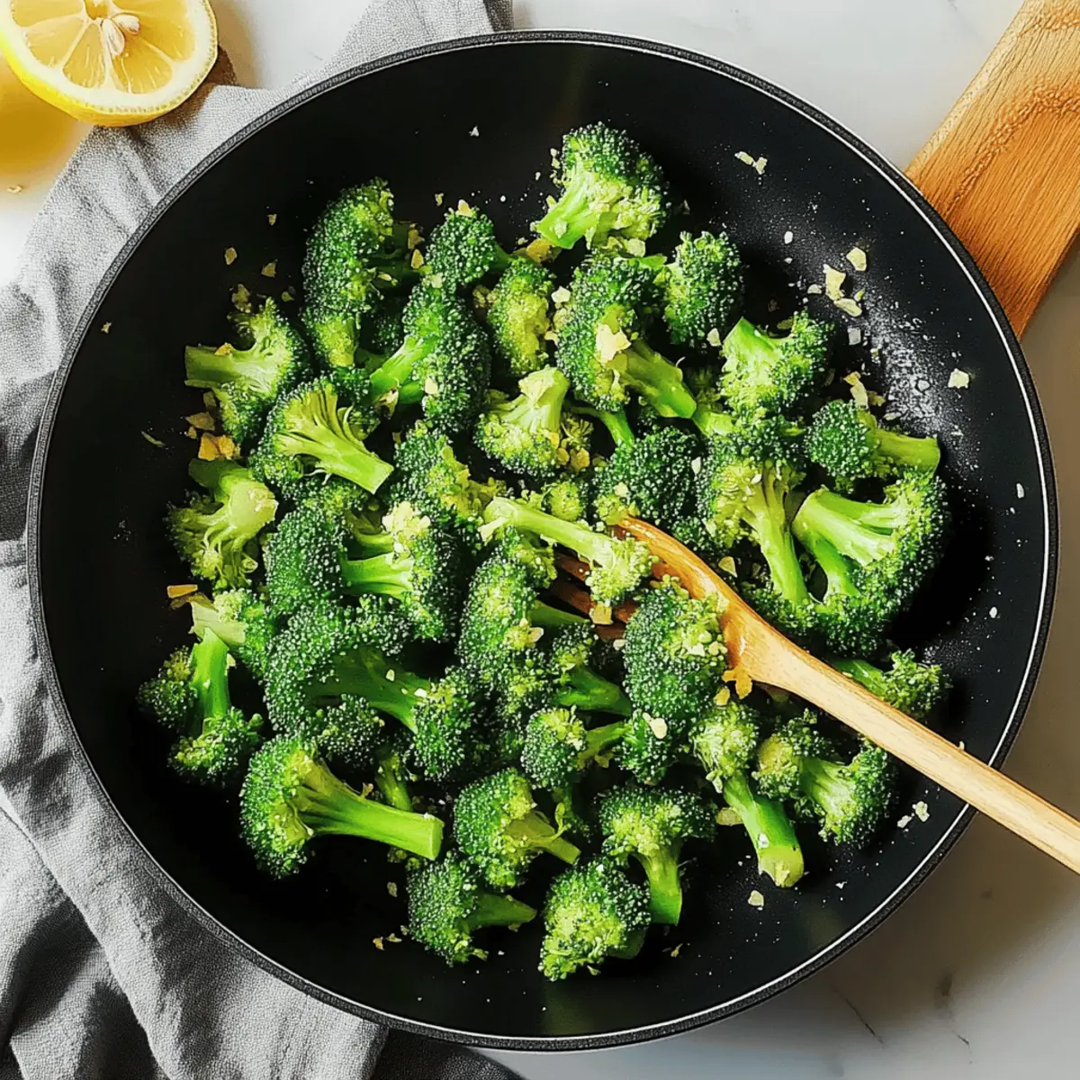 Sautéed Broccoli with Garlic