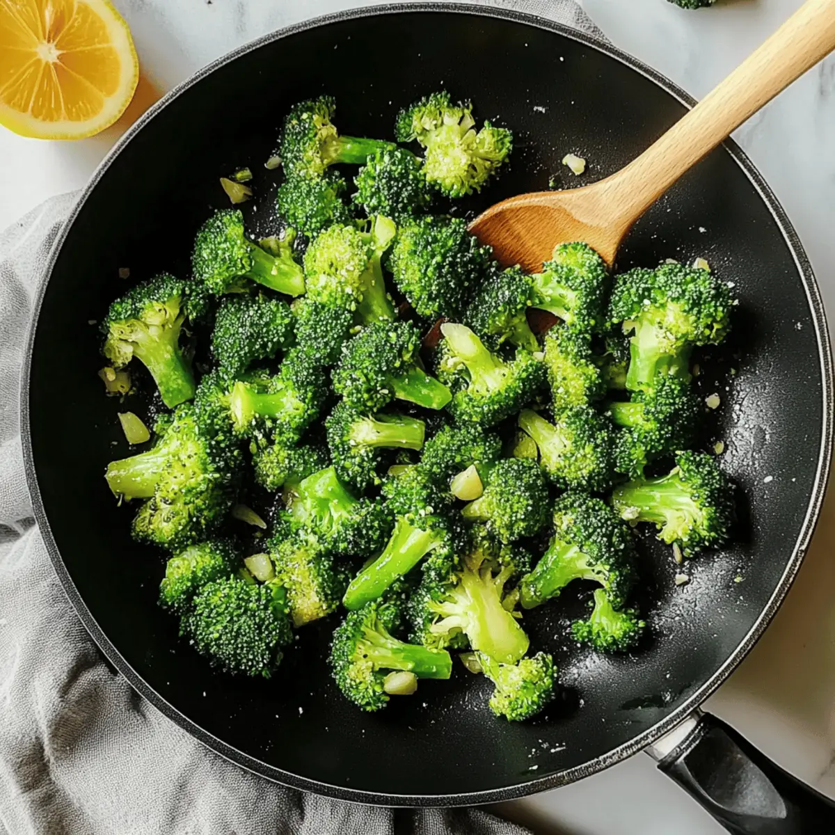 Sautéed Broccoli with Garlic