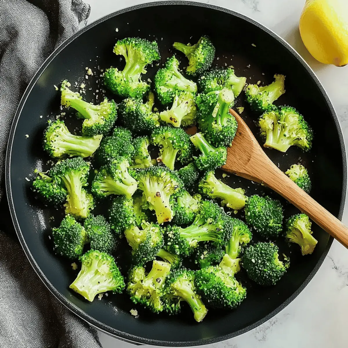 Sautéed Broccoli with Garlic