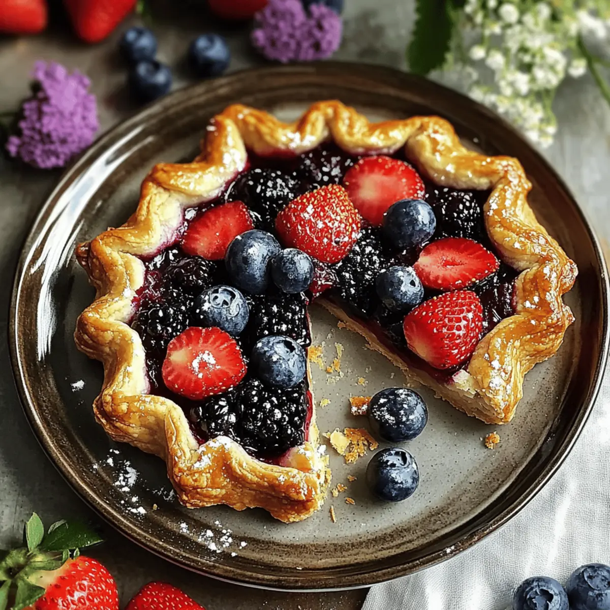 Summer Berry Mini Galettes: Easy, Flaky, and Irresistible