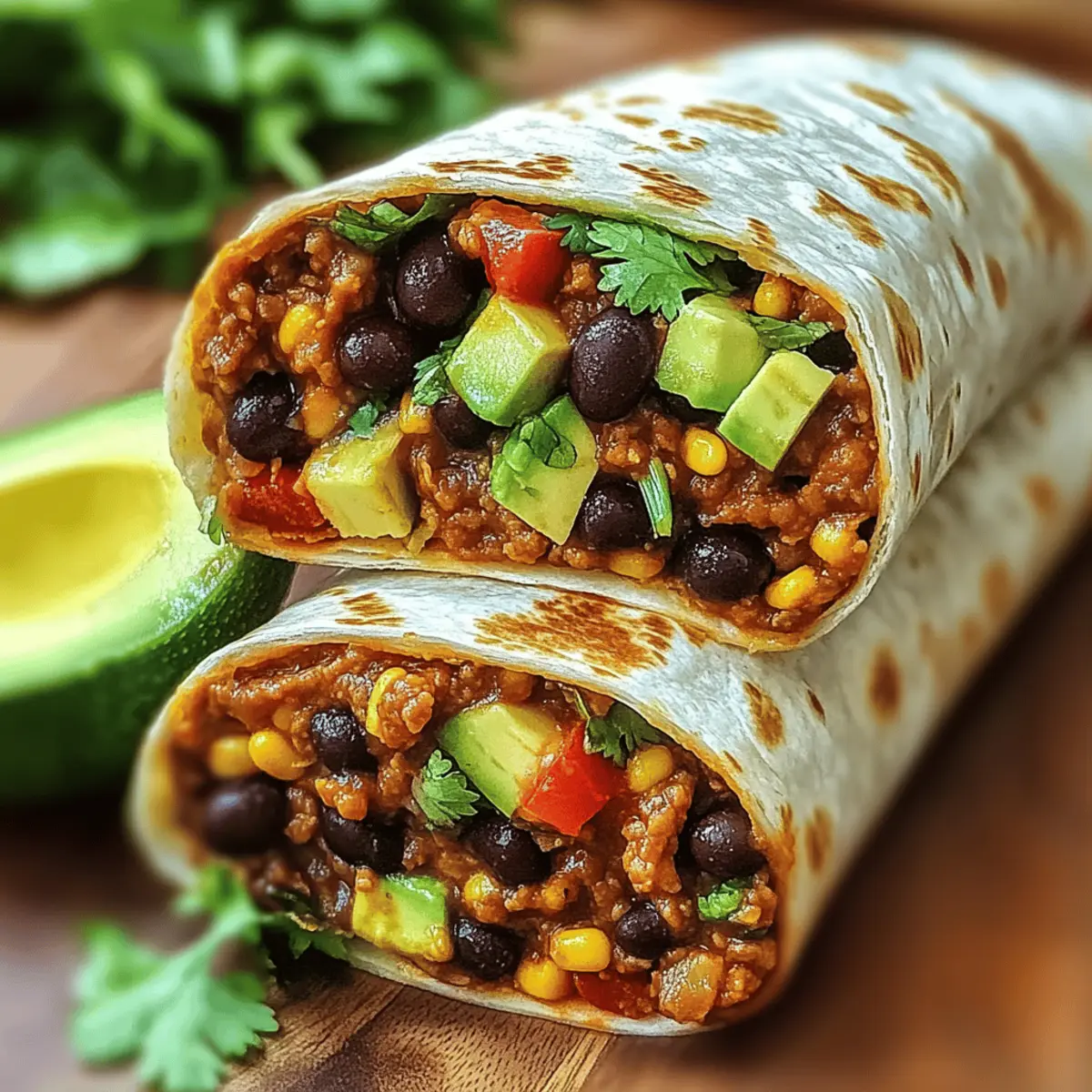 Delicious Vegan Burrito Wraps Ready in Just 10 Minutes