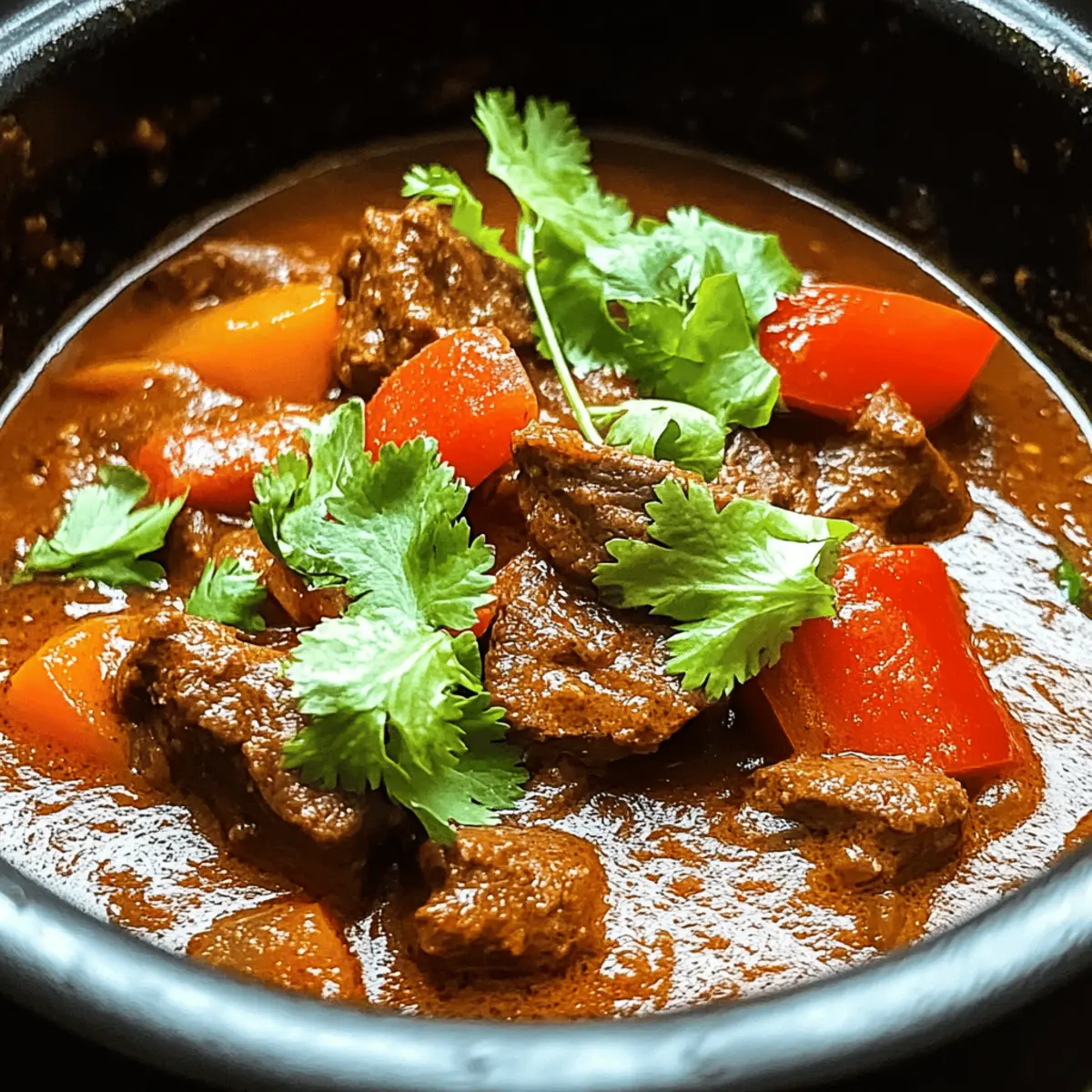 Heavenly Slow Cooker Beef Curry for Cozy Family Nights