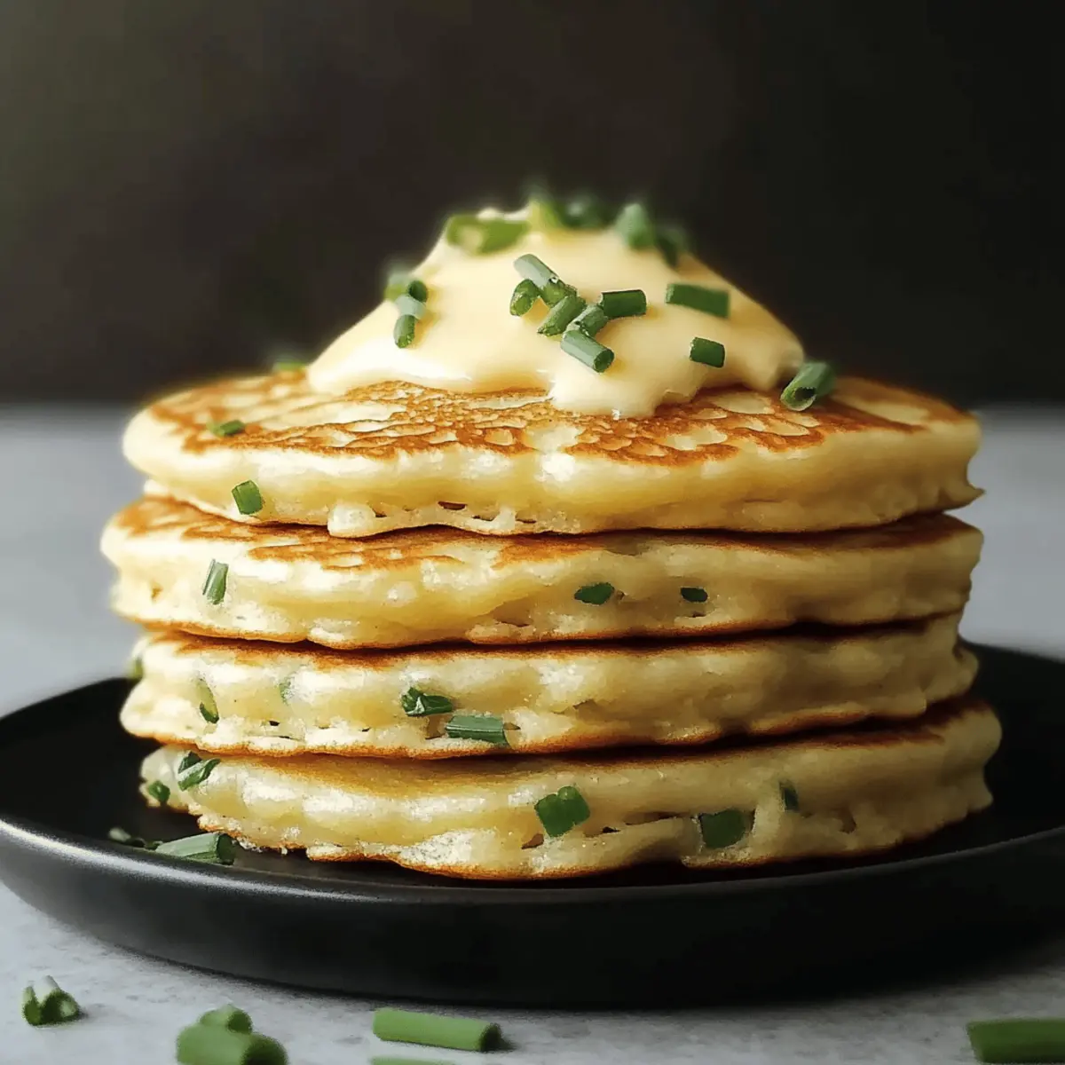Cheese & Chive Pancakes: Fluffy Goodness in 30 Minutes