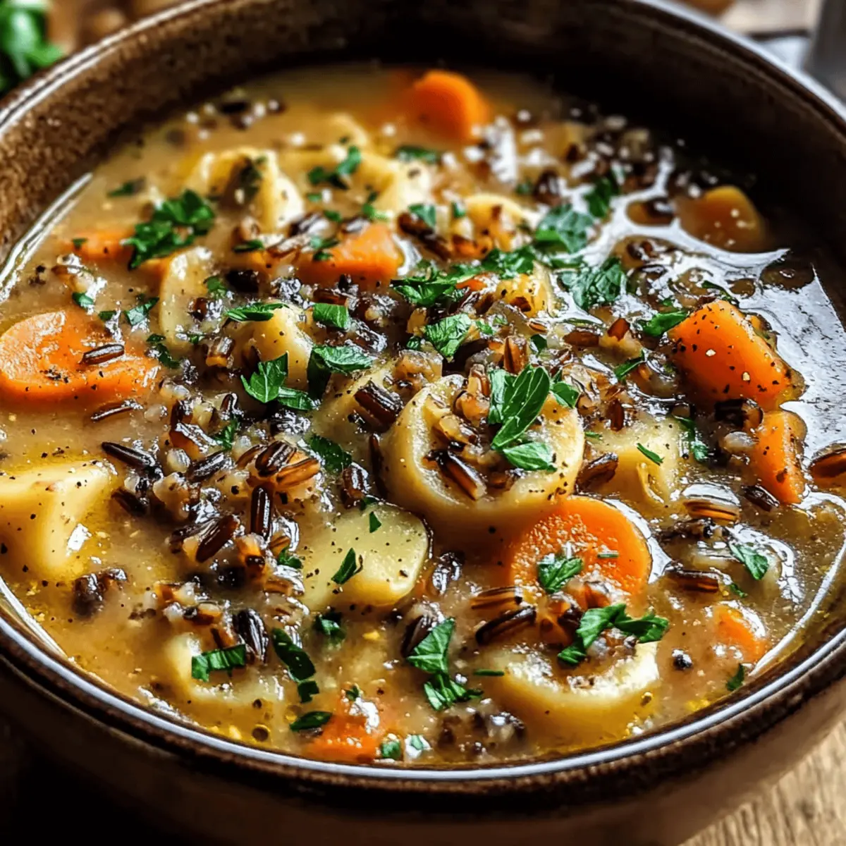 Autumn Wild Rice Soup