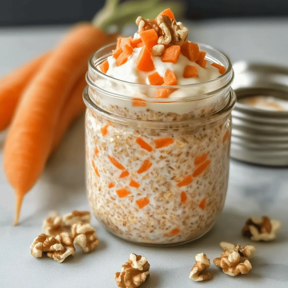 Carrot Cake Overnight Oats for a Cozy, Energizing Breakfast