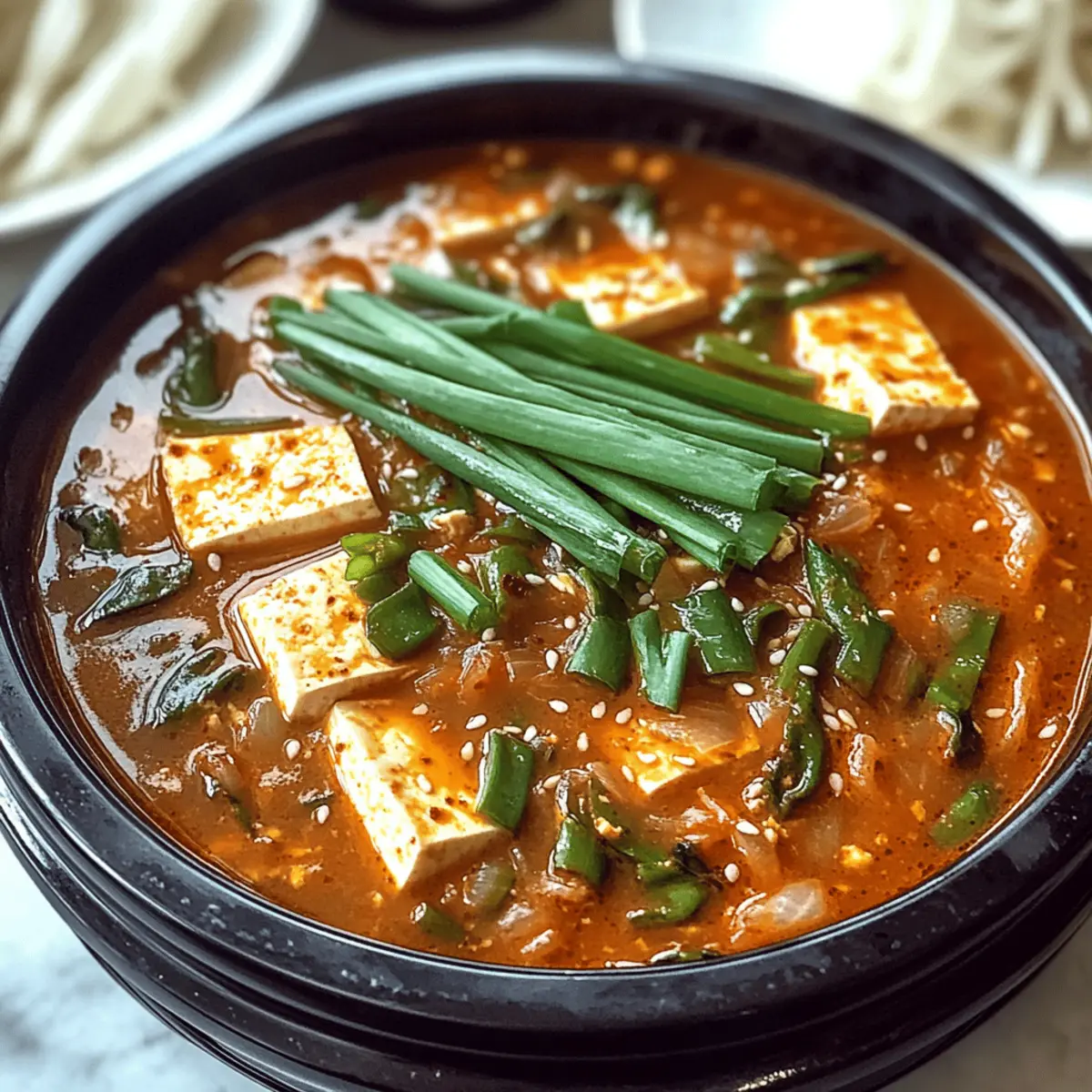 Comforting Vegan Sundubu Jjigae: Your Cozy Stew for Chilly Nights