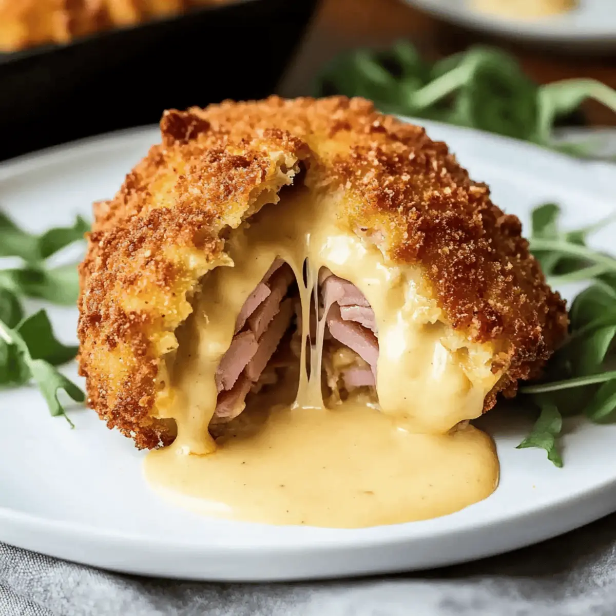 Crispy Baked Chicken Cordon Bleu