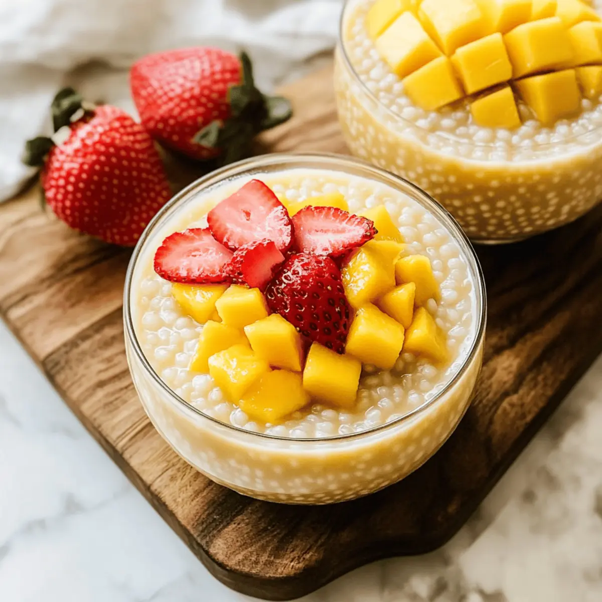 Delicious Mango Tapioca Pudding for a Tropical Escape