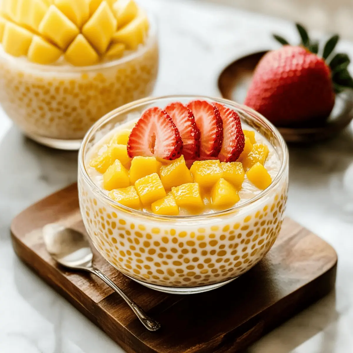 Irresistible Delicious Mango Tapioca Pudding for a Tropical Escape
