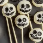 Deliciously Spooky Jack Skellington Oreo Pops