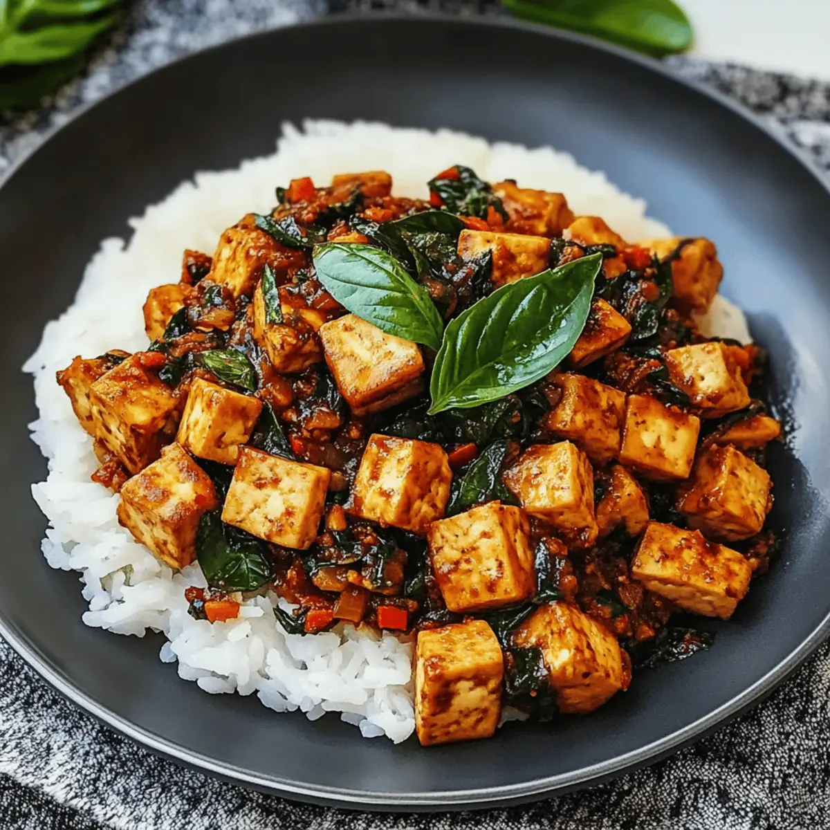 Whip Up Flavor-Packed Thai Basil Tofu in Just 35 Minutes
