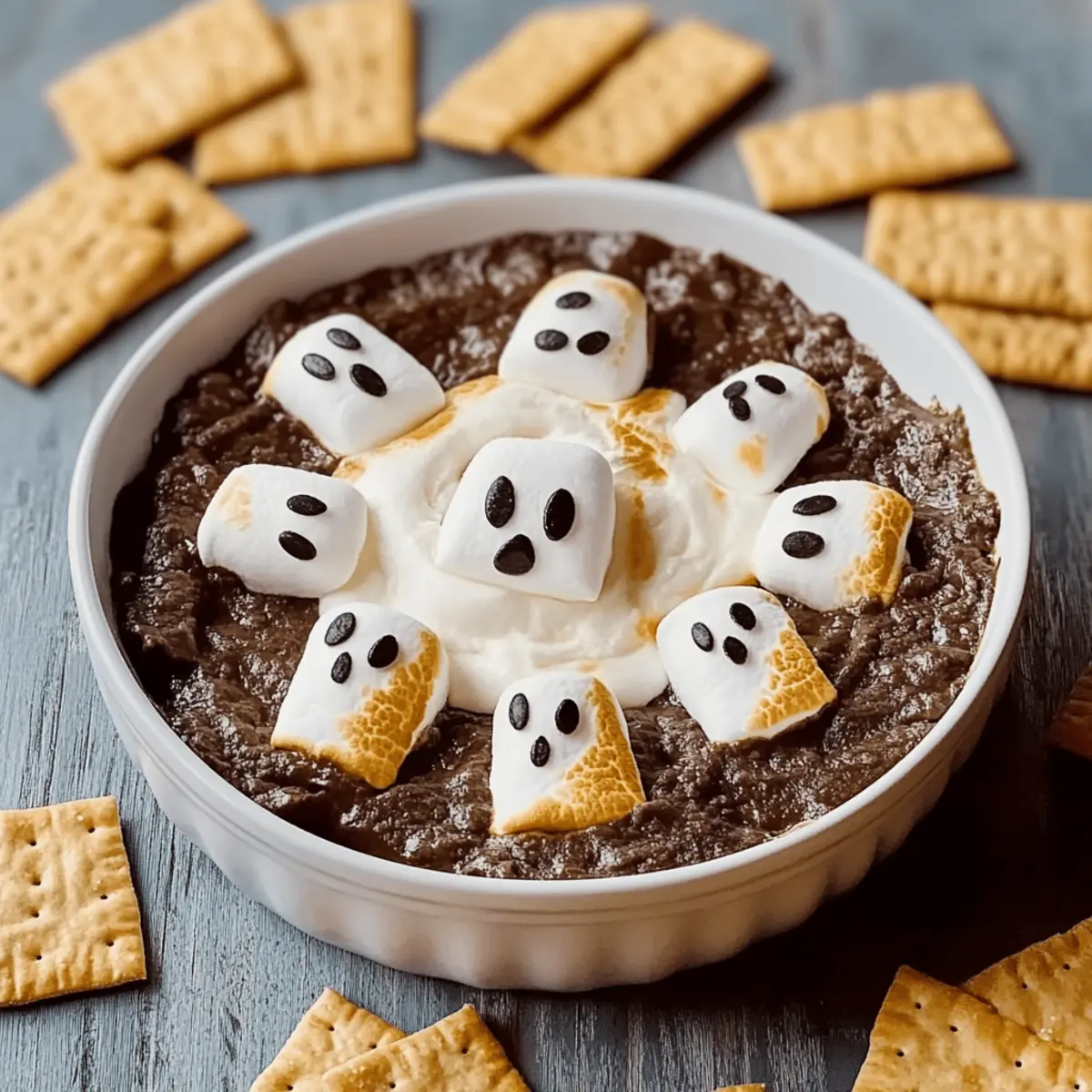 Ghost S’mores Dip