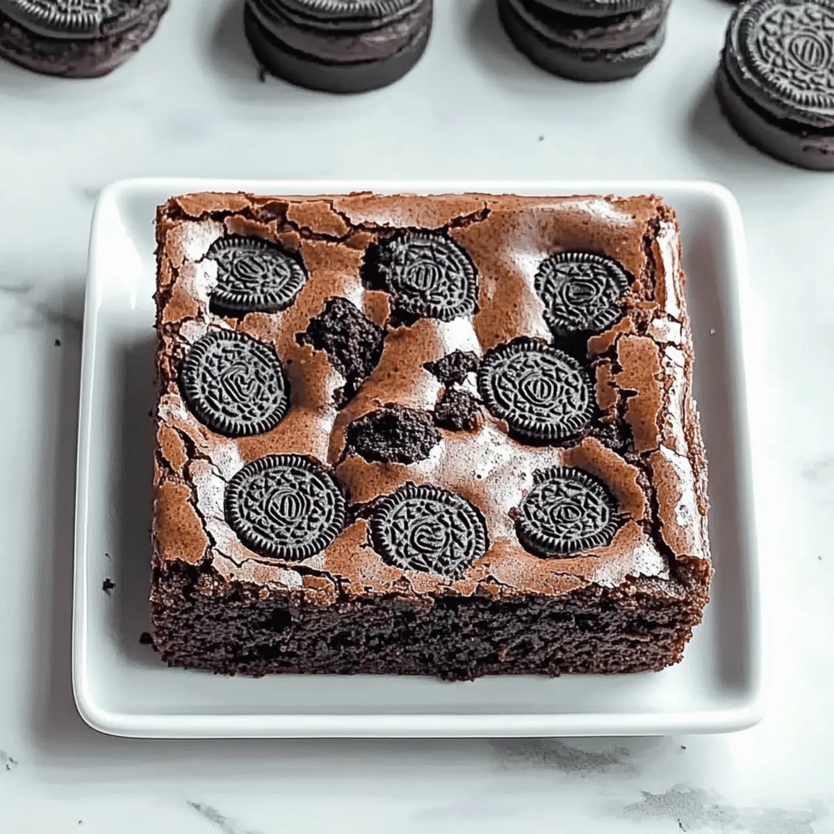 Irresistible Easy Fudgy Oreo Brownie Recipe You’ll Love!