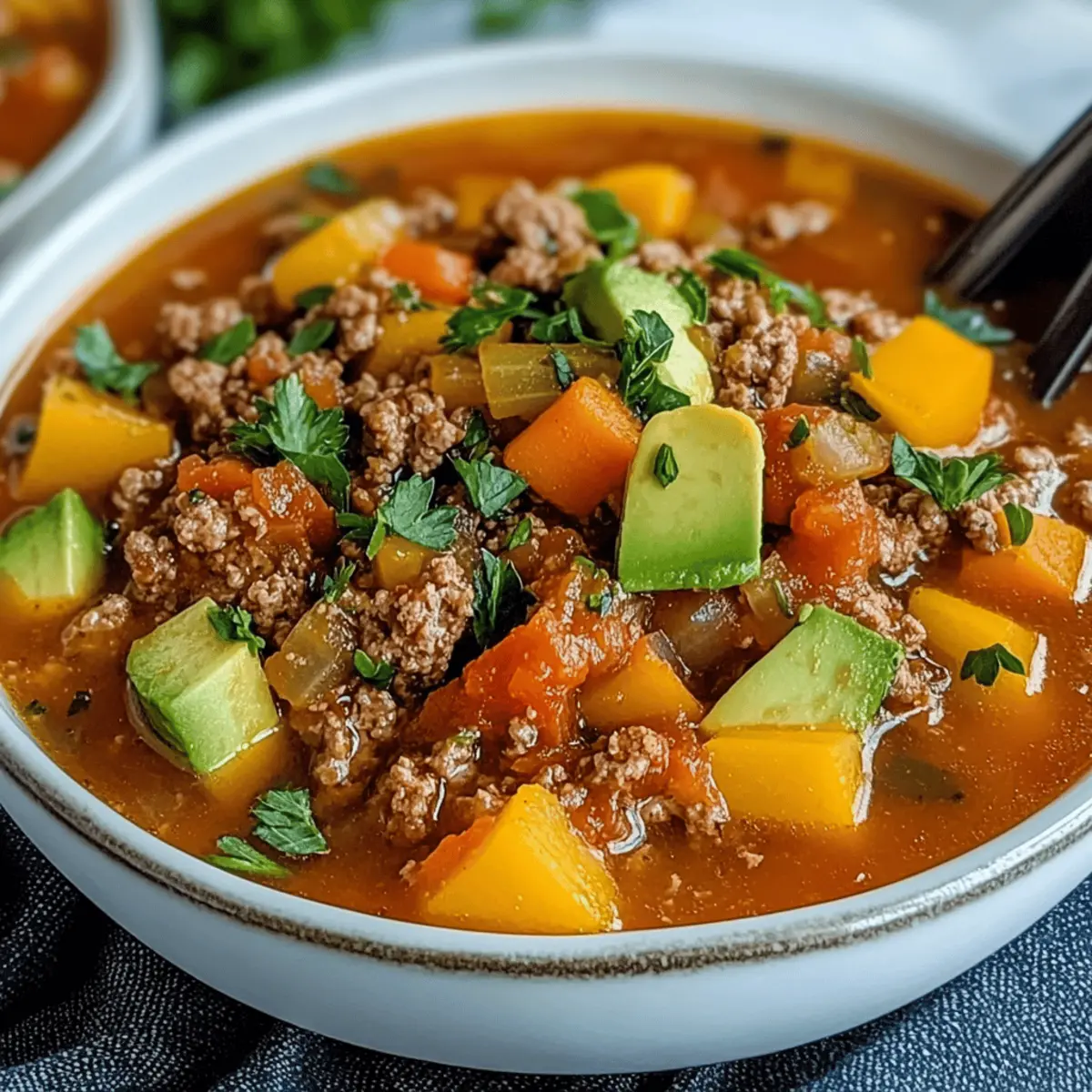 Loaded Hamburger Soup: Comfort in Every Hearty Spoonful