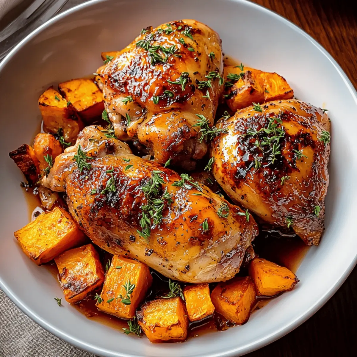 Maple-Glazed Chicken with Sweet Potatoes for a Cozy Dinner