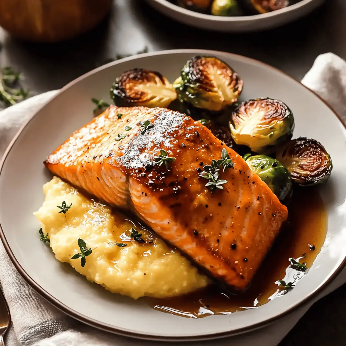 Maple Cider Glazed Salmon