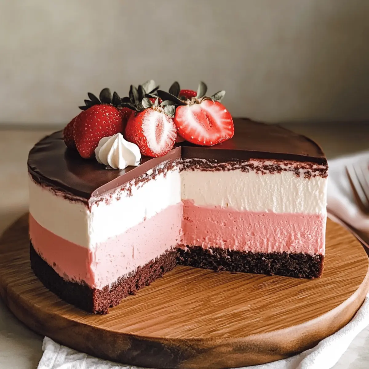 Neapolitan Ice Cream Mousse Cake – A Summer Sweet Sensation