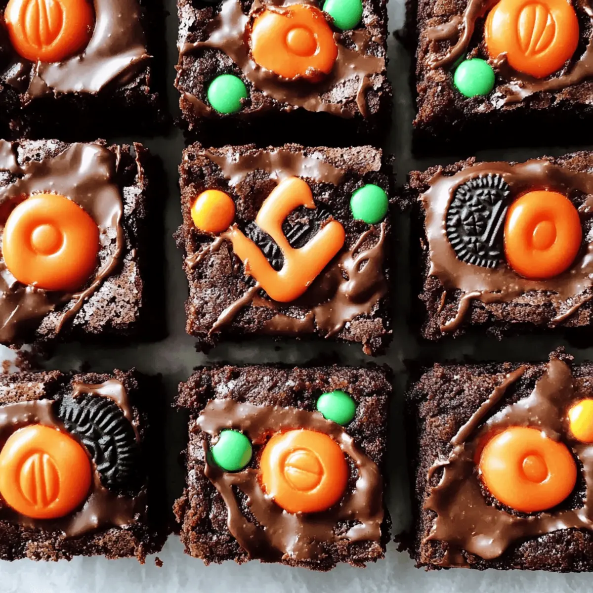 Pumpkin Patch Brownies