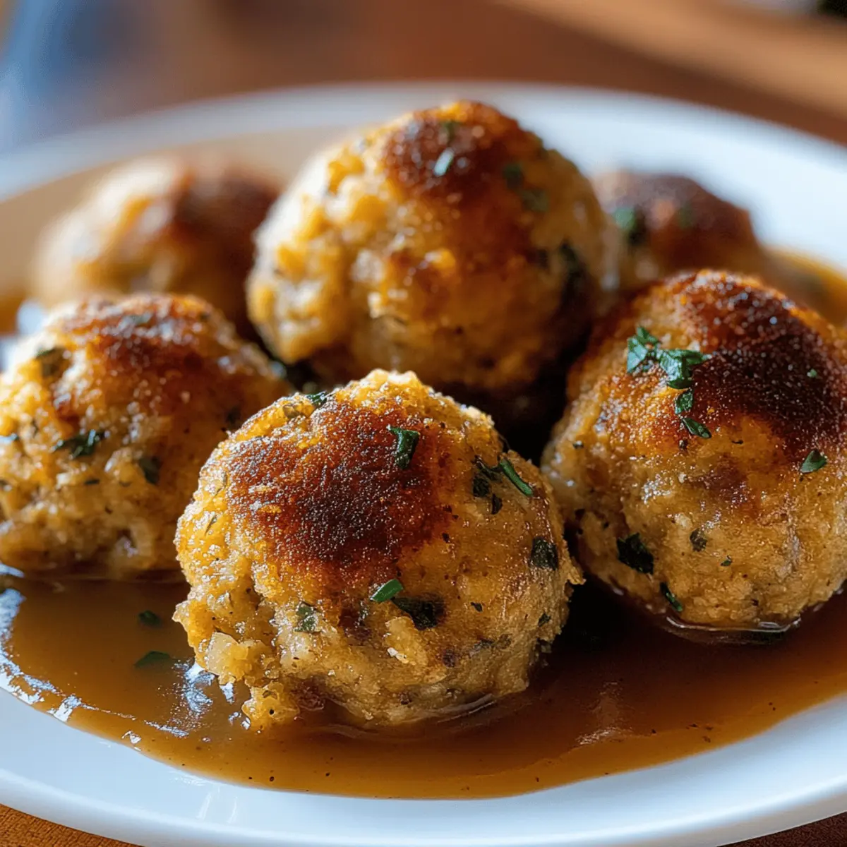 Thanksgiving Stuffing Balls
