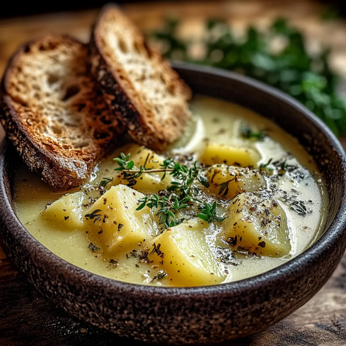 Creamy Herb Potato Soup That Warms Your Soul