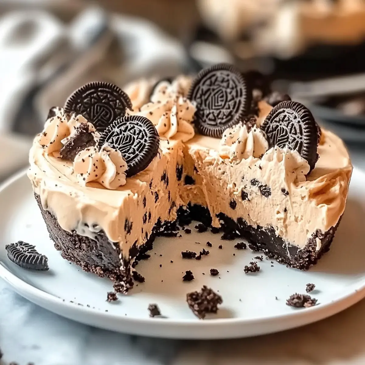 Indulge in Decadent Peanut Butter Oreo Pie Bliss