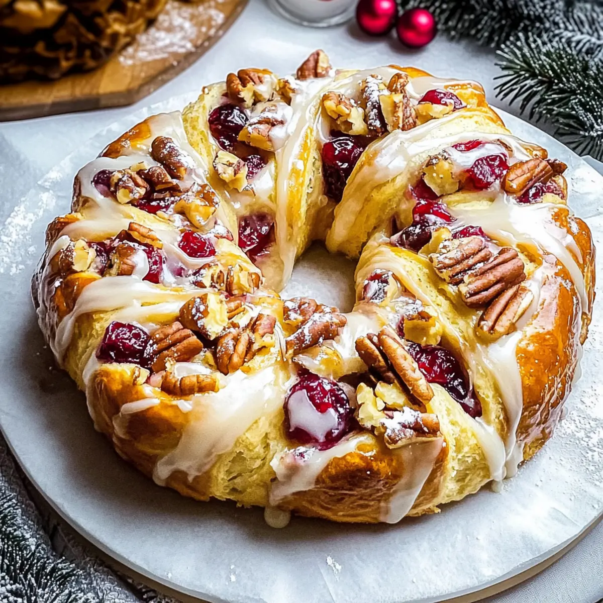 Cranberry & Apricot Couronne: Easy Festive Delight to Share