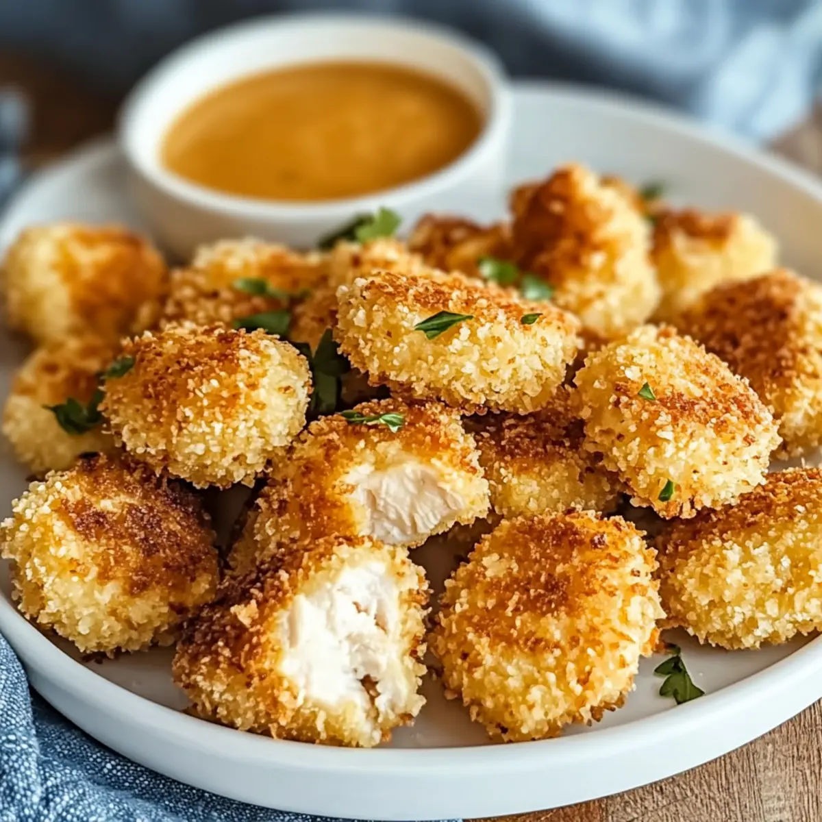 Crispy Homemade Baked Chicken Nuggets