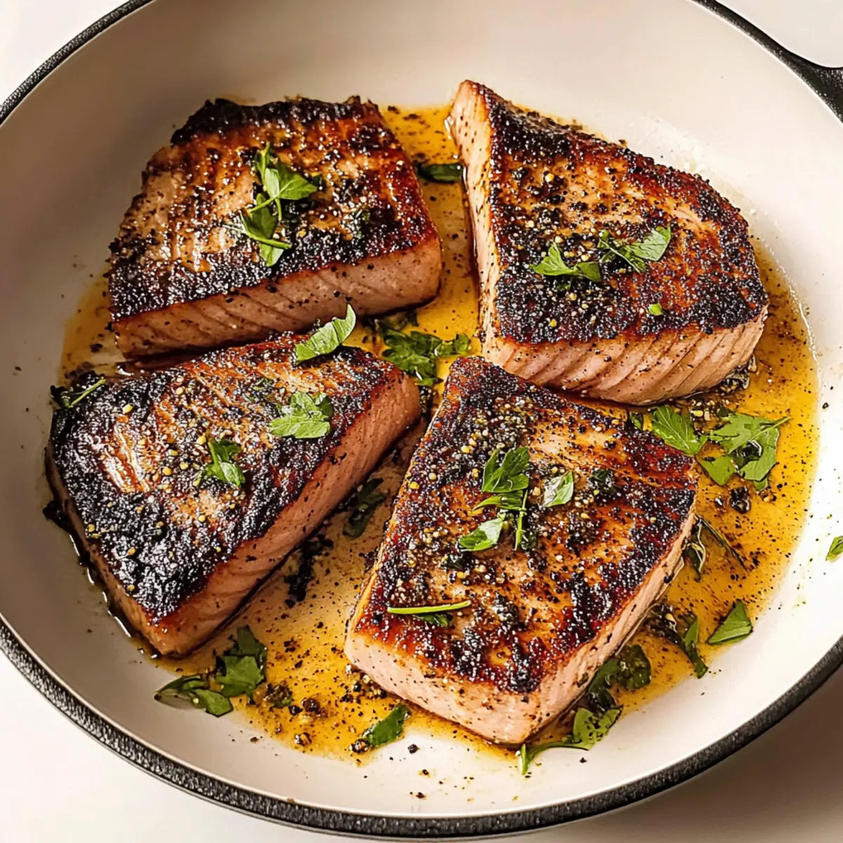 Sizzling Blackened Ahi Tuna Steaks Ready in 10 Minutes