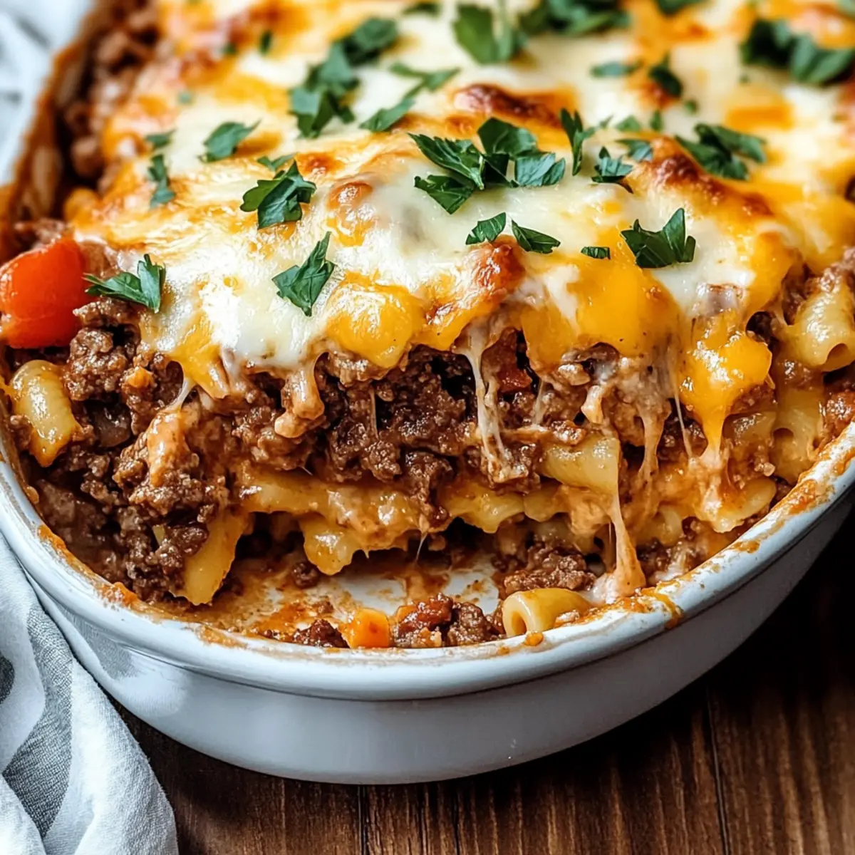 Irresistible Hamburger Casserole for Cozy Family Nights