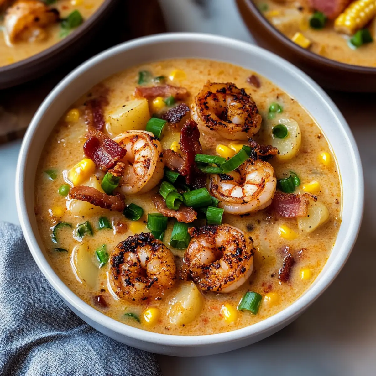 Creamy Blackened Shrimp Corn Chowder for Cozy Nights