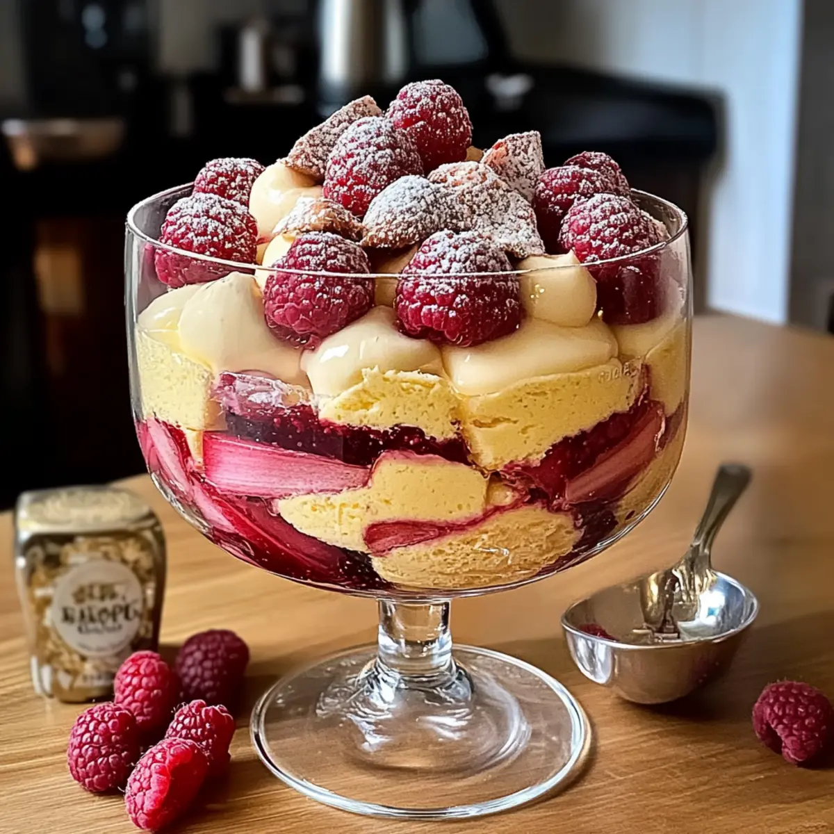 Delicious Rhubarb Custard Trifle That Wows Every Gathering