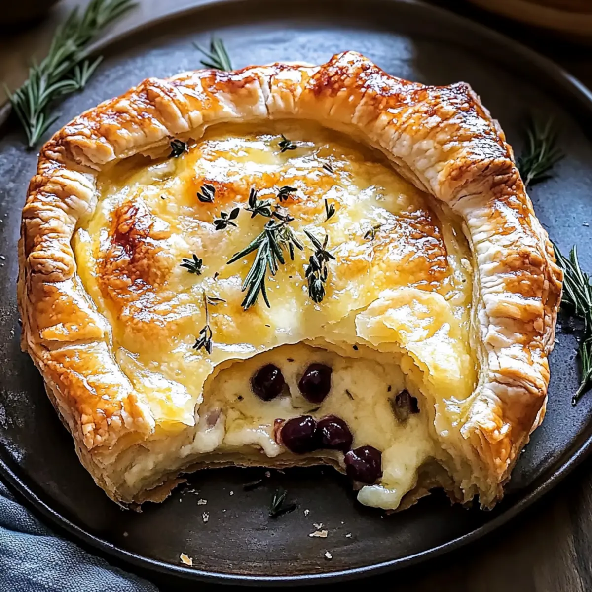 Baked Gruyère in Pastry - A Cozy Culinary Delight