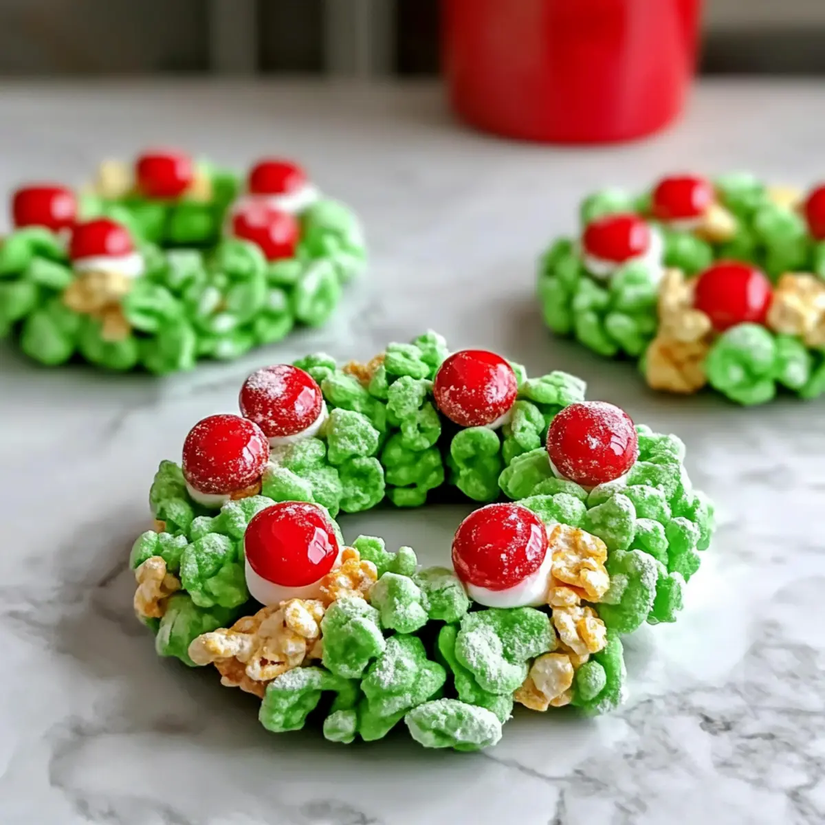 Festive Delicious Christmas Cornflake Wreath Cookies Recipe