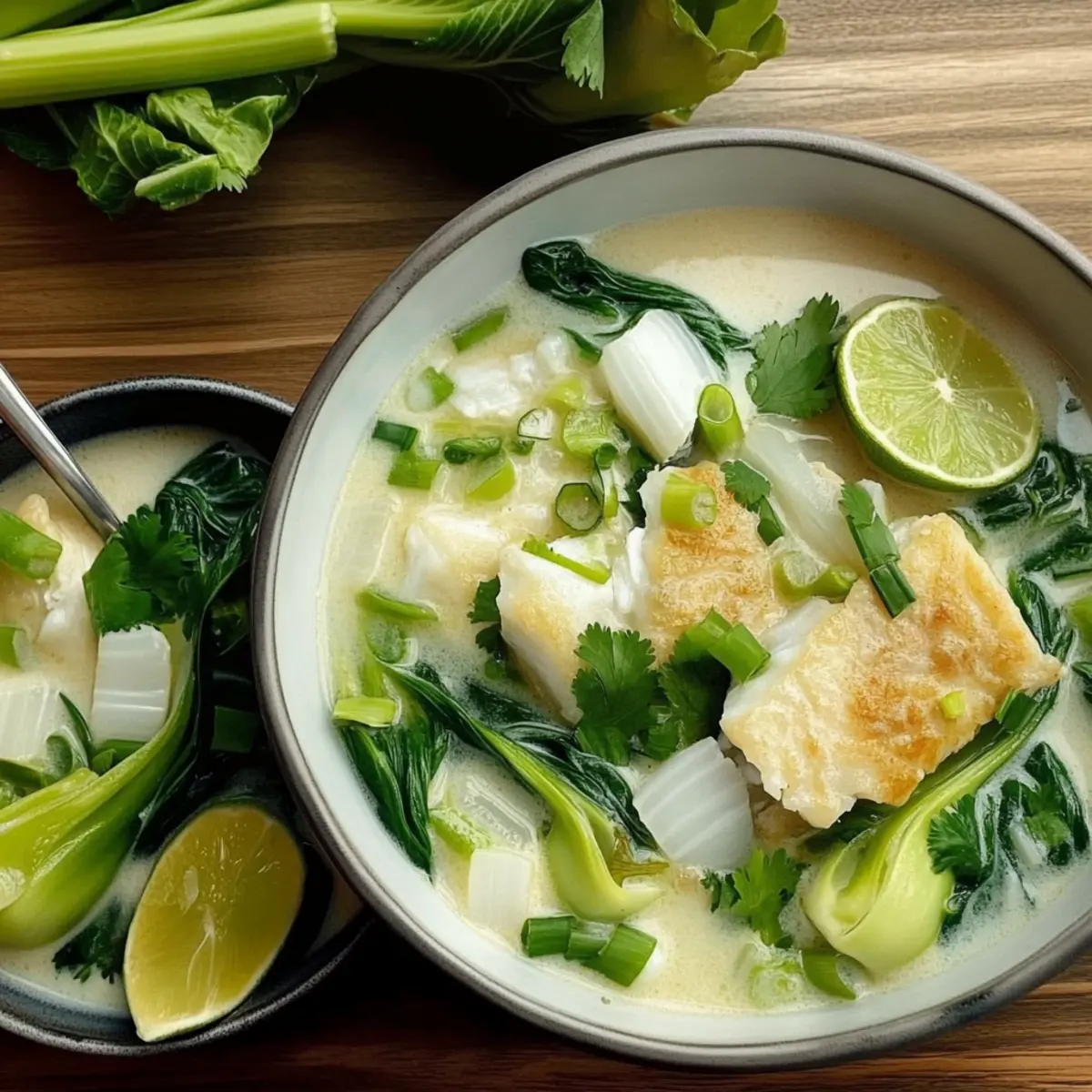 Coconut Fish Stew With Ginger and Greens for Cozy Nights