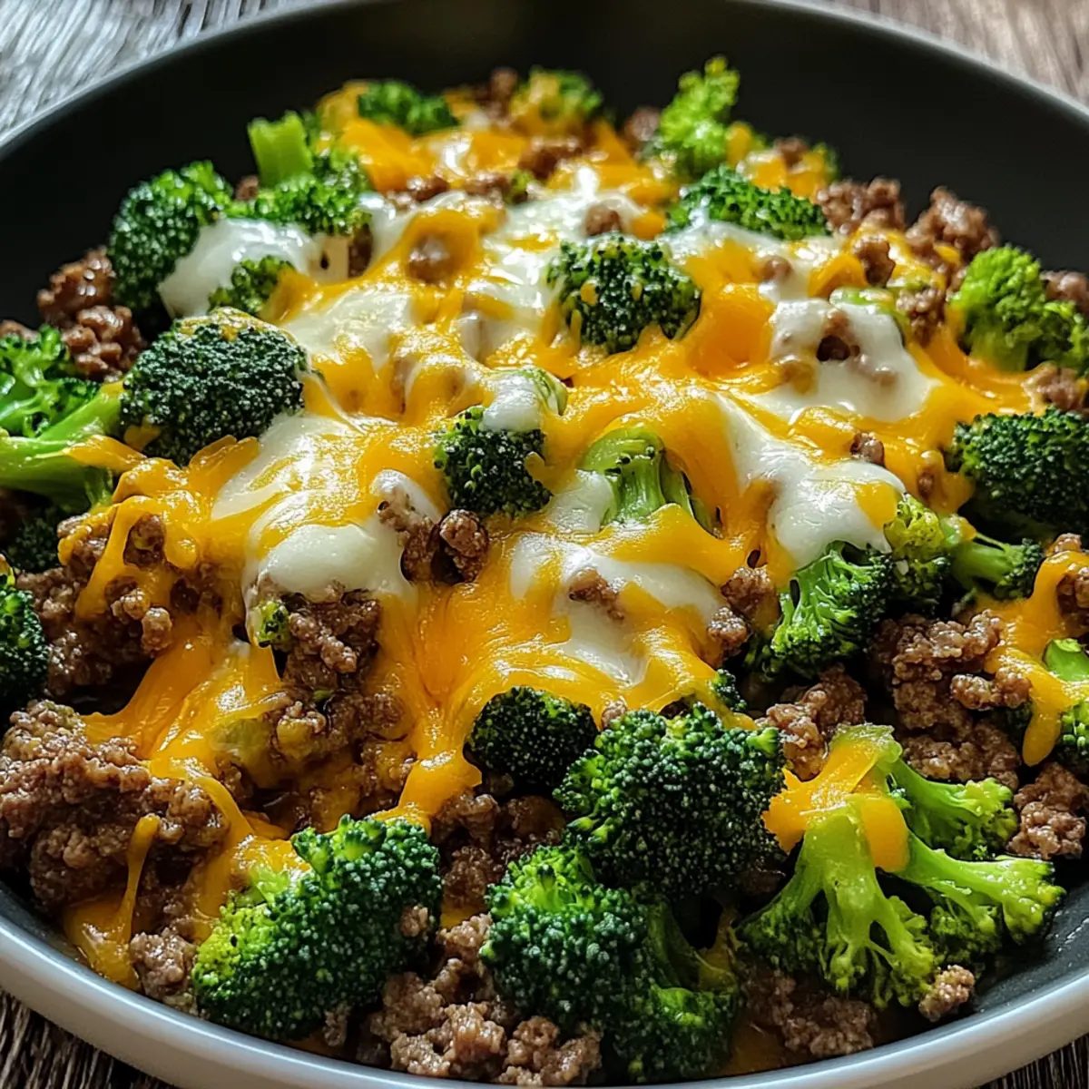Irresistible Keto Hamburger Broccoli Skillet in 30 Minutes