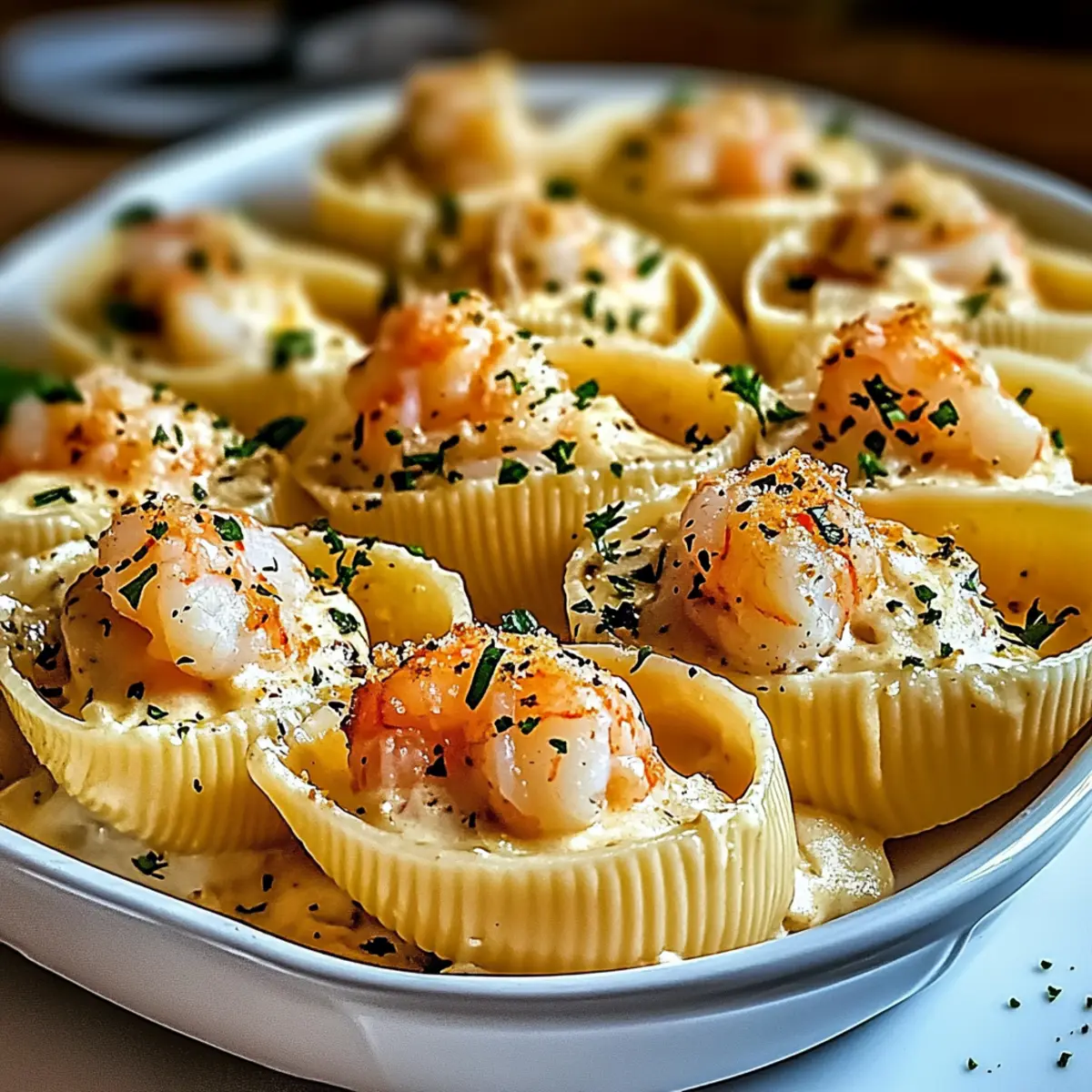 Creamy Seafood Stuffed Shells for Comfort Dining Bliss