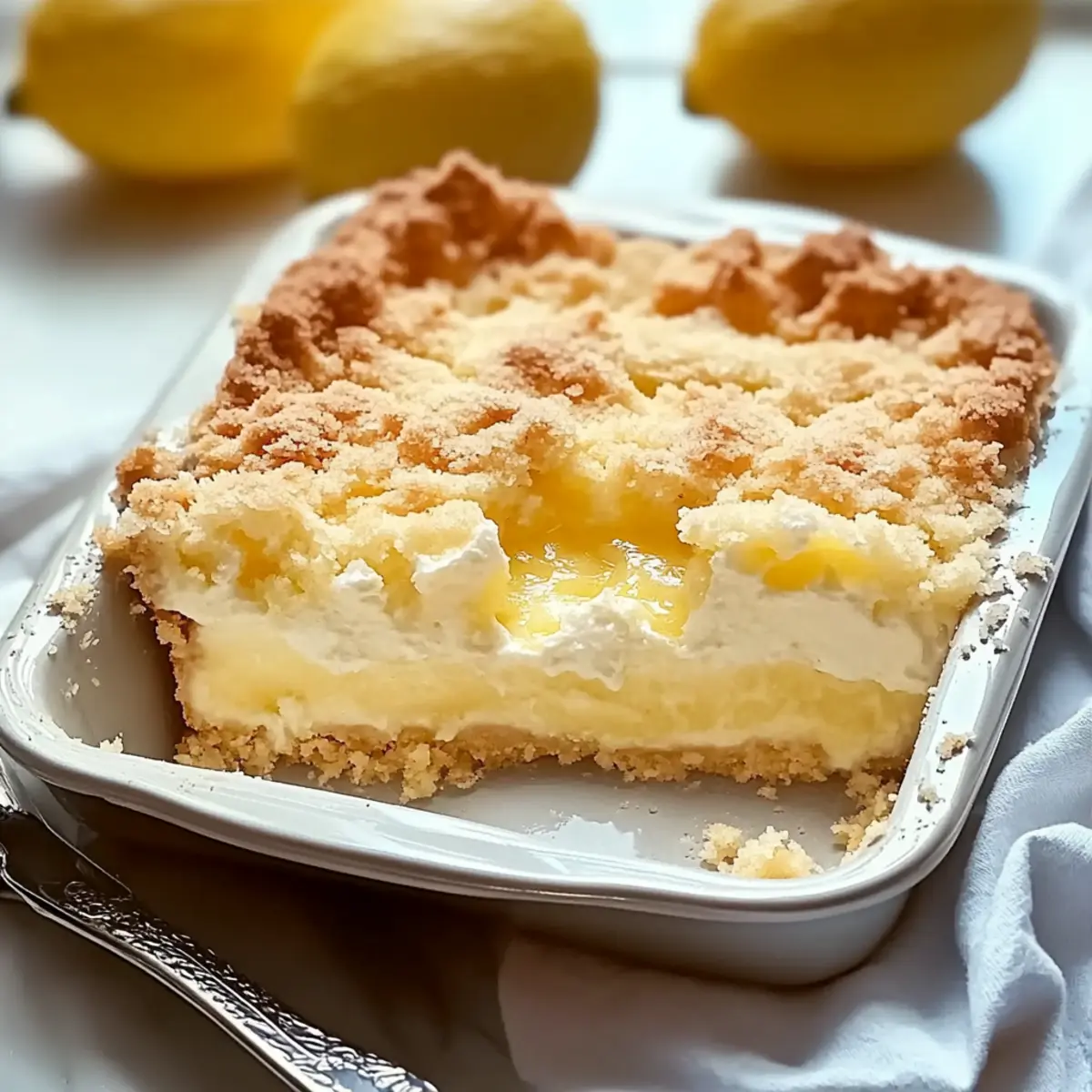 Lemon Cream Cheese Dump Cake – A Sweet Escape Dessert