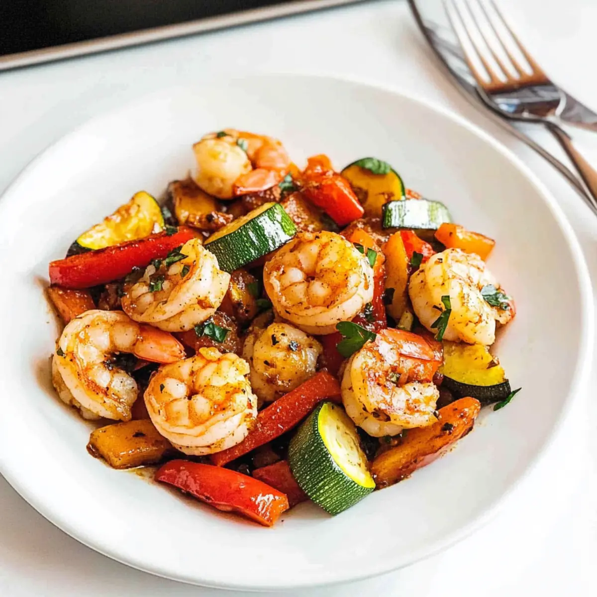 Easy Shrimp and Vegetable Skillet for Quick Healthy Dinners