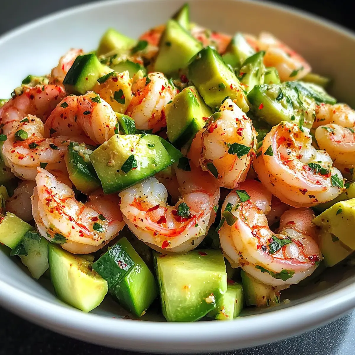 Mediterranean Keto Shrimp Salad for a Light, Zesty Meal