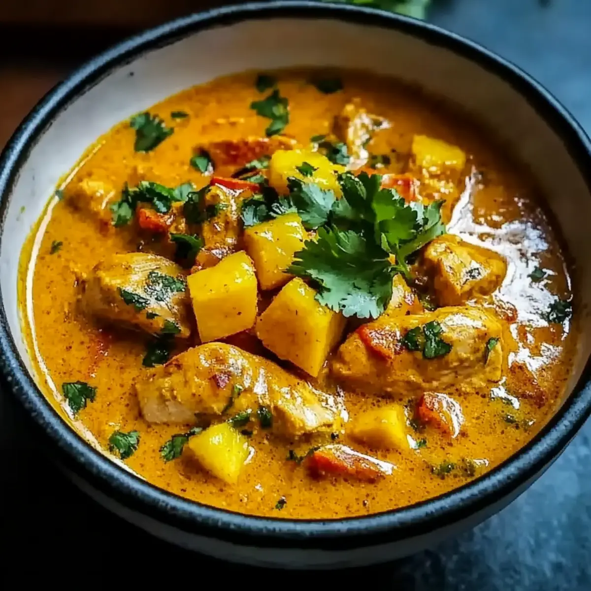 Mango Chicken Curry: A Quick, Sweet, and Spicy Delight
