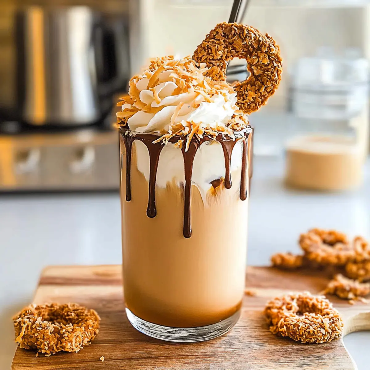 Samoas Iced Coffee: A Decadent Sip of Cookie Heaven