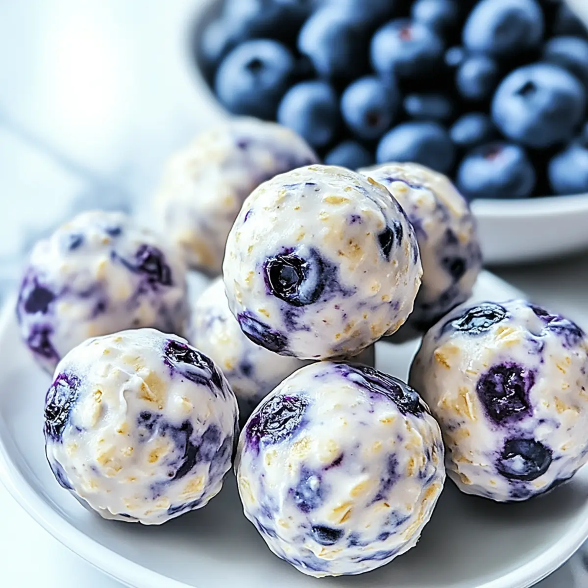 Blueberry Cheesecake Protein Bites: Guilt-Free Snack Bliss
