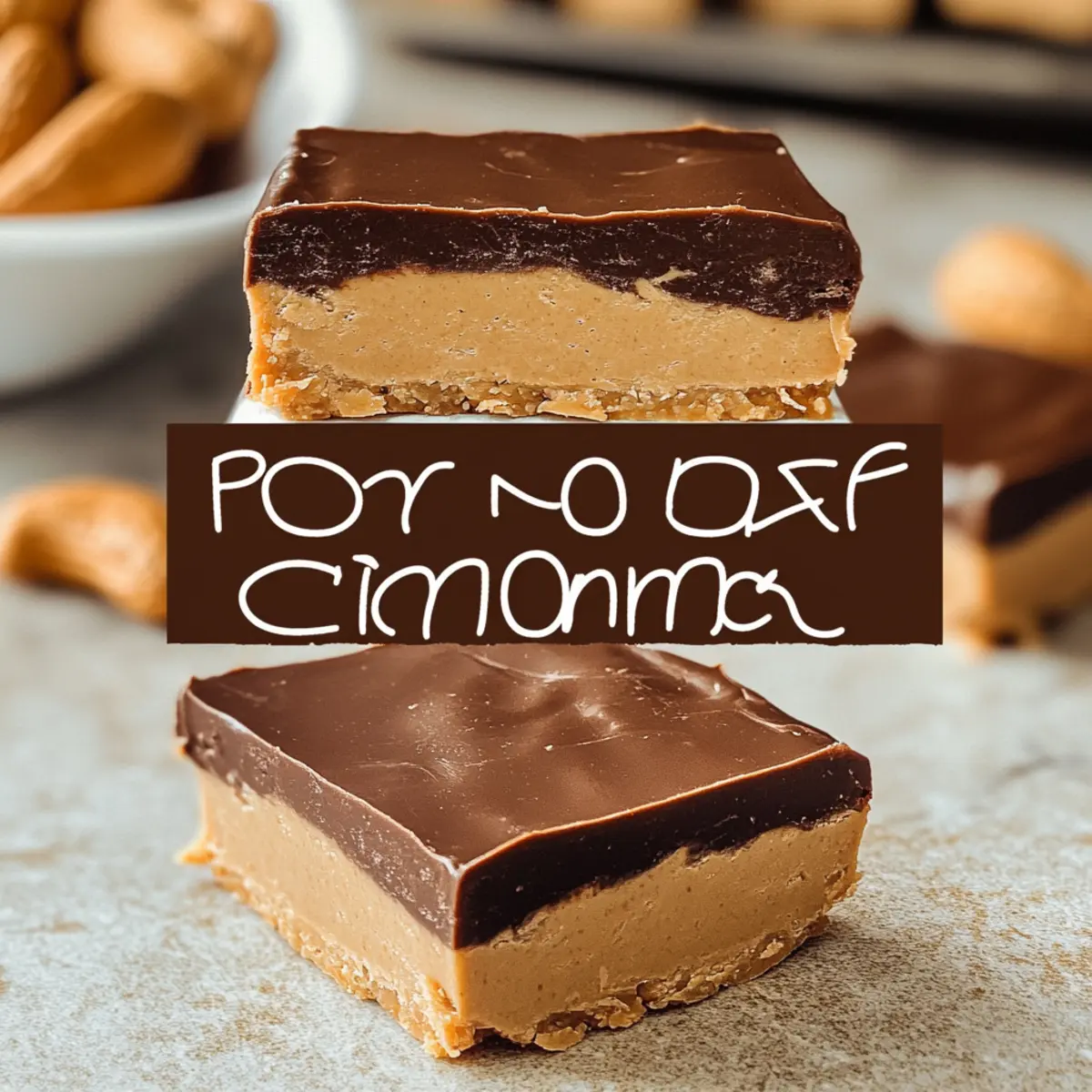 No-Bake Peanut Butter Protein Bars with 5 Simple Ingredients